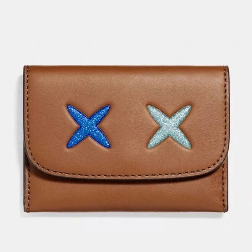 Coach Saddle Brown Cheeky Card Case